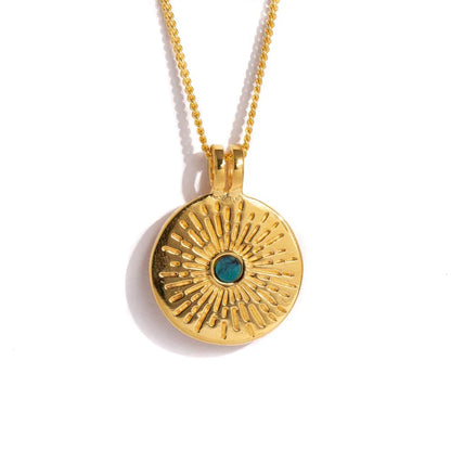 Gold Rose Necklace