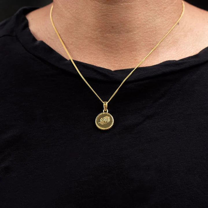Gold Rose Necklace